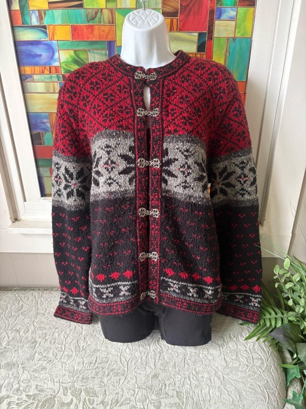 Fair Isle Cardigan Sweater